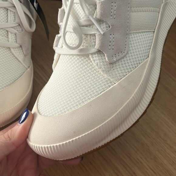 Sorel White and Cream Women's Sneakers - Picture 6 of 15